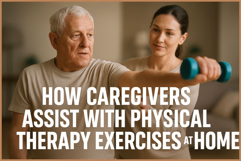 How Caregivers Assist with Physical Therapy Exercises at Home
