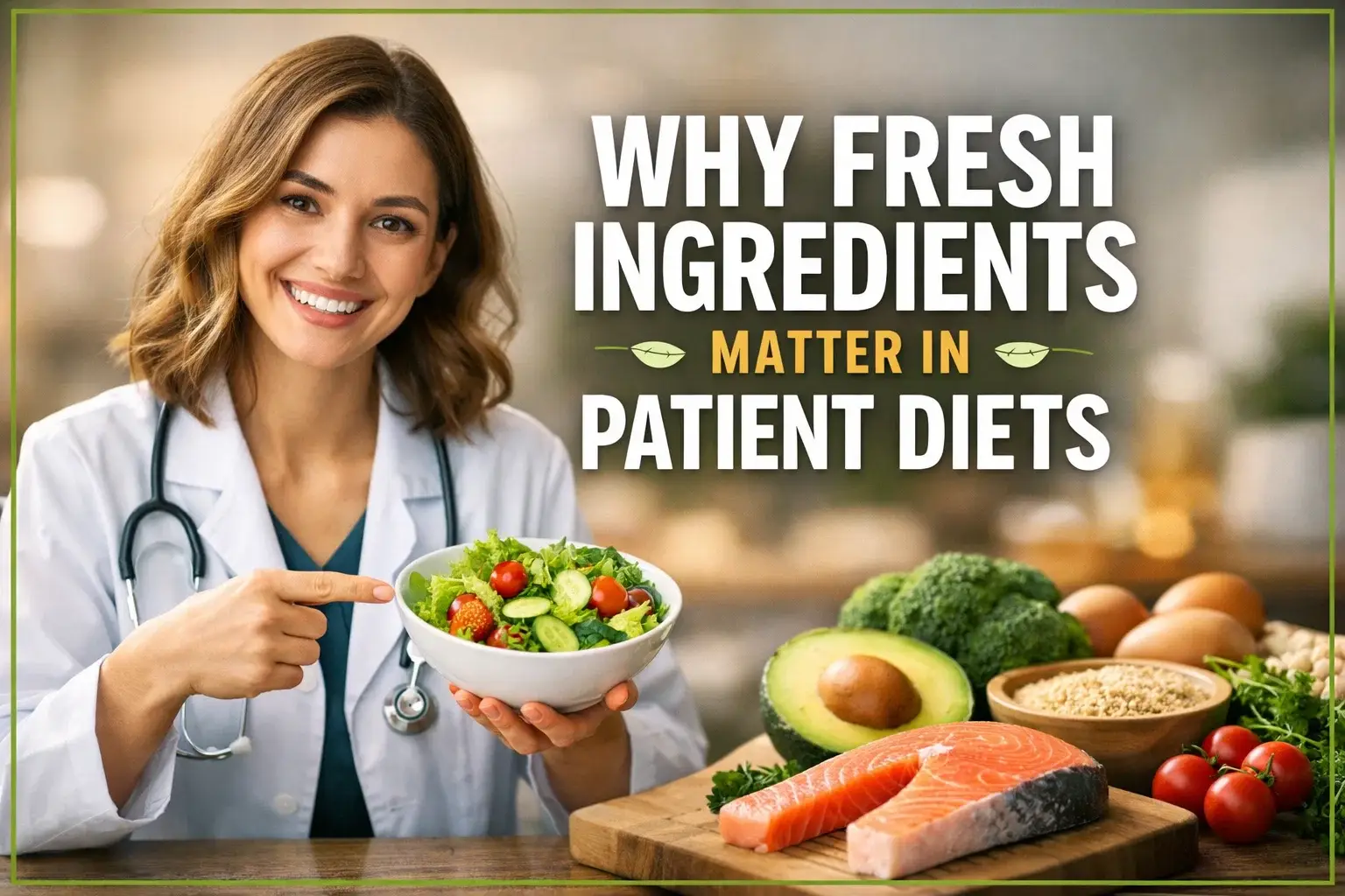 Why Fresh Ingredients Matter in Patient Diets