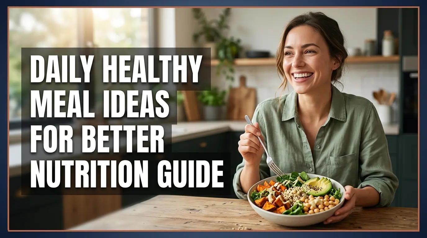 Daily Healthy Meal Ideas for Better Nutrition Guide