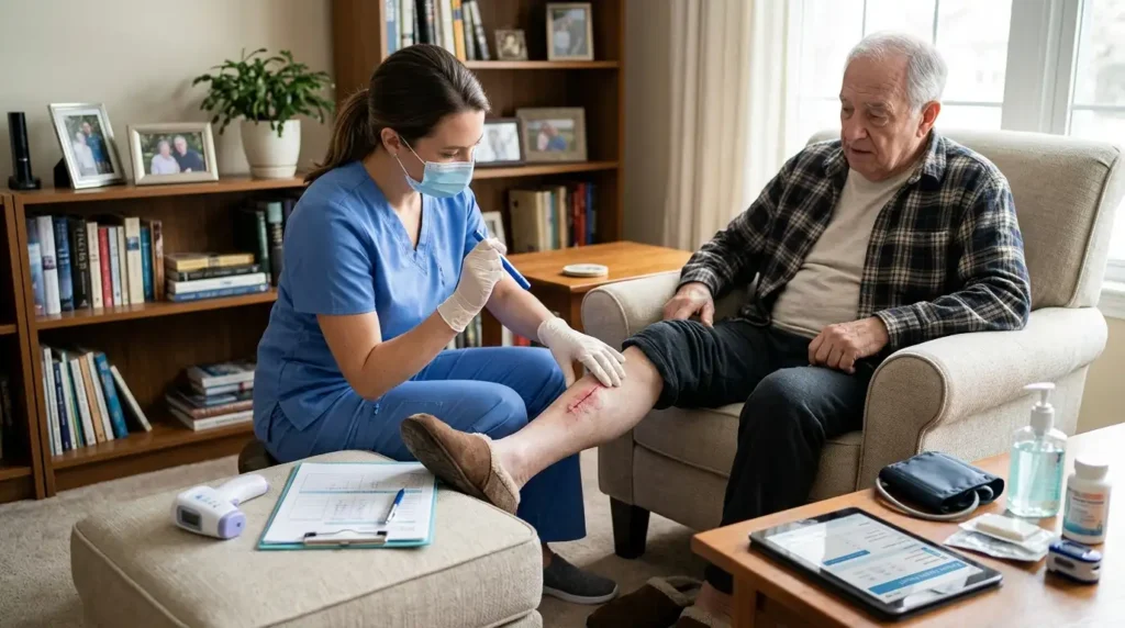 Monitoring for Potential Healing Complications